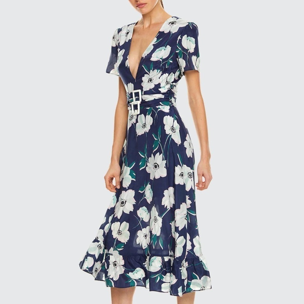 La Maison Talulah Full Bloom Midi dress NWT
